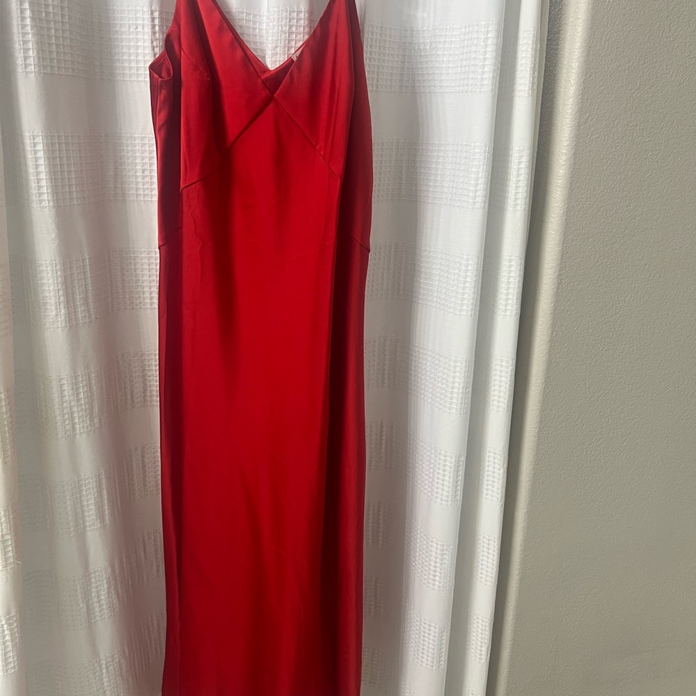 Red Slip Maxi Dress - A New Day evening Cocktail Wedding Guest Dress 1XL